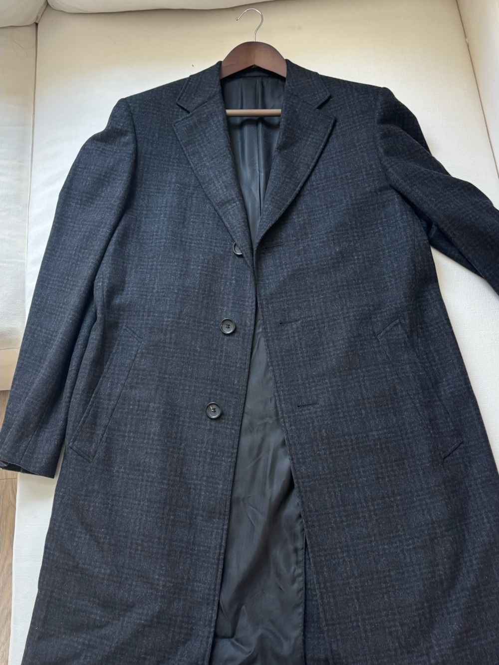 Canali Exclusive 100% Pure Cashmere Overcoat, Italian, Mens Size 32 US / IT 48